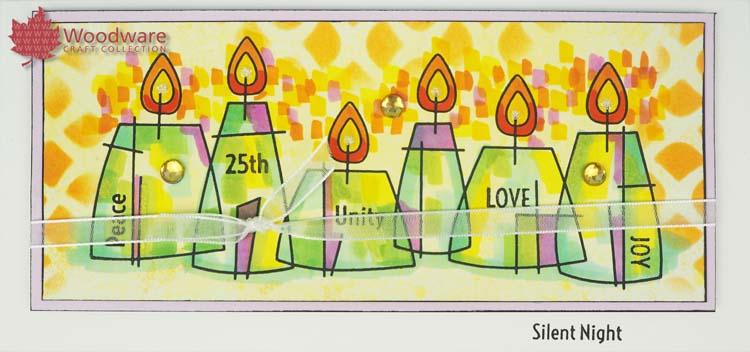 Woodware Clear Singles Stained Glass Candles-2