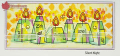Woodware Clear Singles Stained Glass Candles-2