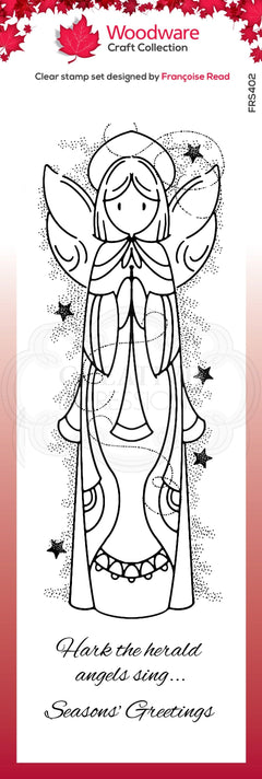 Celestial Angel 4 in x 6 in Stamp-1