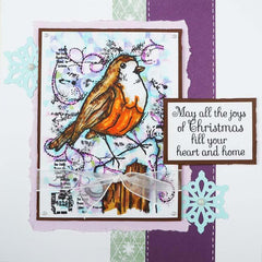 Woodware Clear Singles - Frosty Robin-2