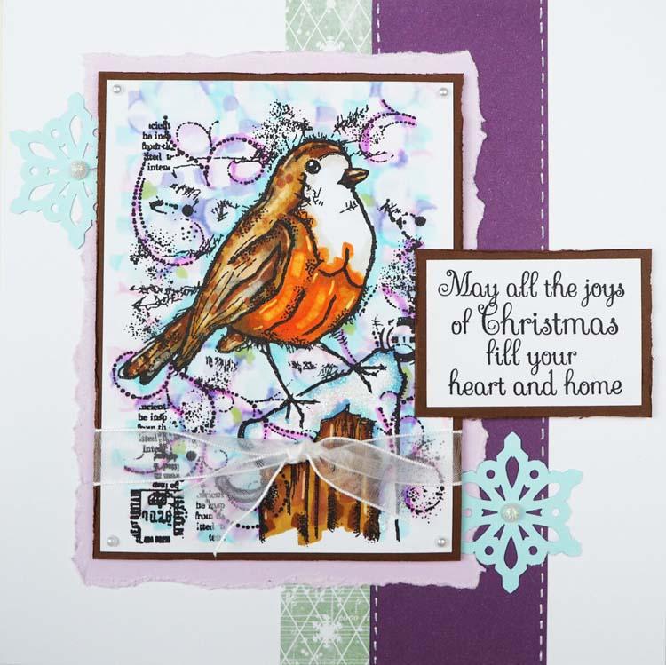 Woodware Clear Singles - Frosty Robin-2