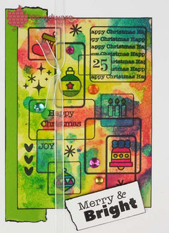 Woodware Clear Singles Christmas Squares-2