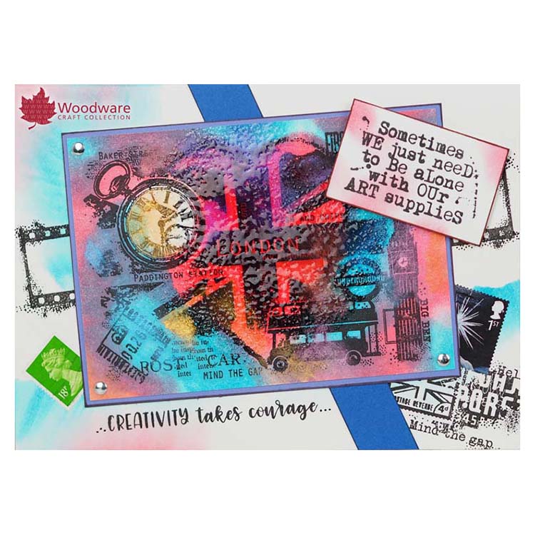 Woodware Clear Singles London Postcard-2