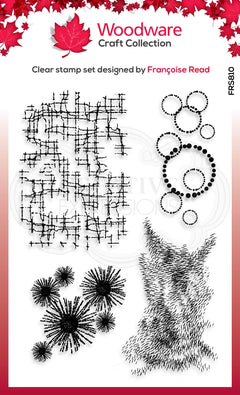 Woodware Clear Singles Ta Da! 4 in x 6 in Stamp-4