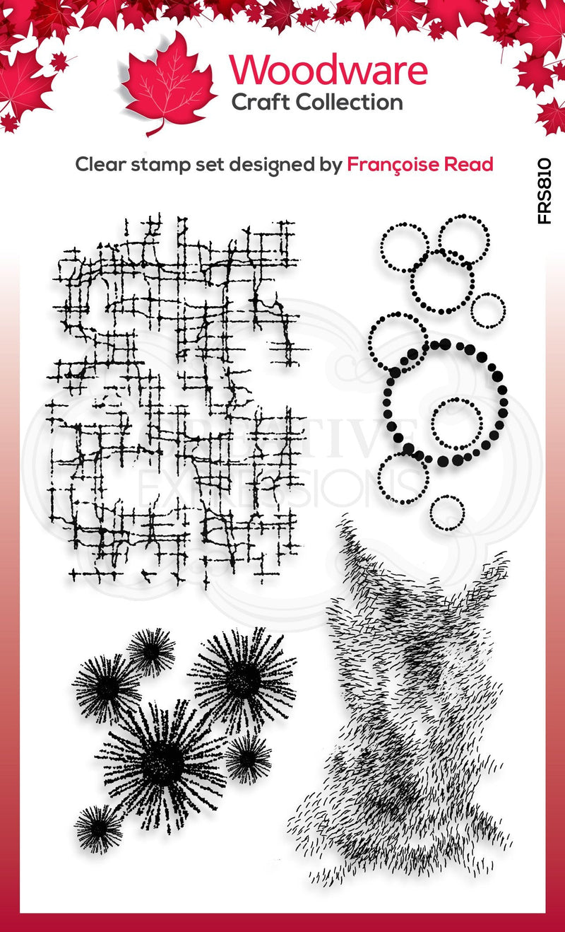 Woodware Clear Singles Ta Da! 4 in x 6 in Stamp-4