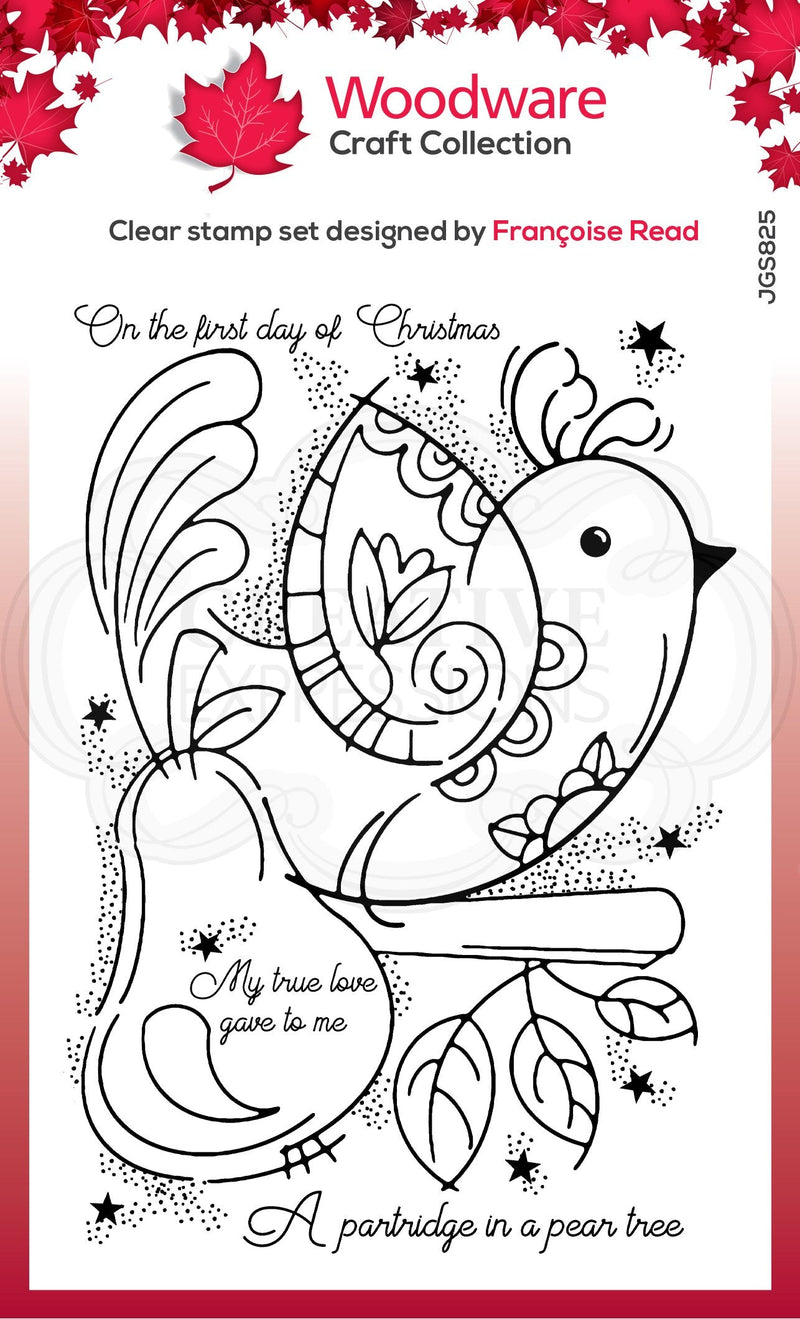 Partridge 4 in x 6 in Stamp-1