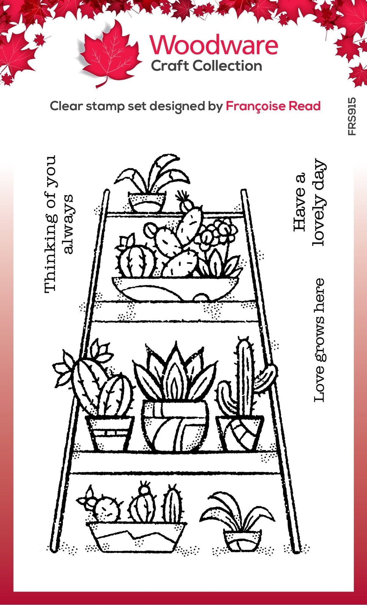 Woodware Clear Singles Indoor Garden 4 in x 6 in Stamp-1