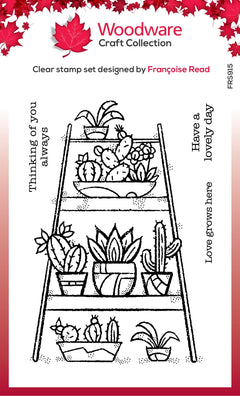 Woodware Clear Singles Indoor Garden 4 in x 6 in Stamp-1