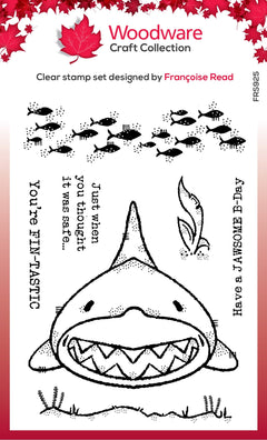 Woodware Clear Singles Jaws 4 in x 6 in Stamp-1