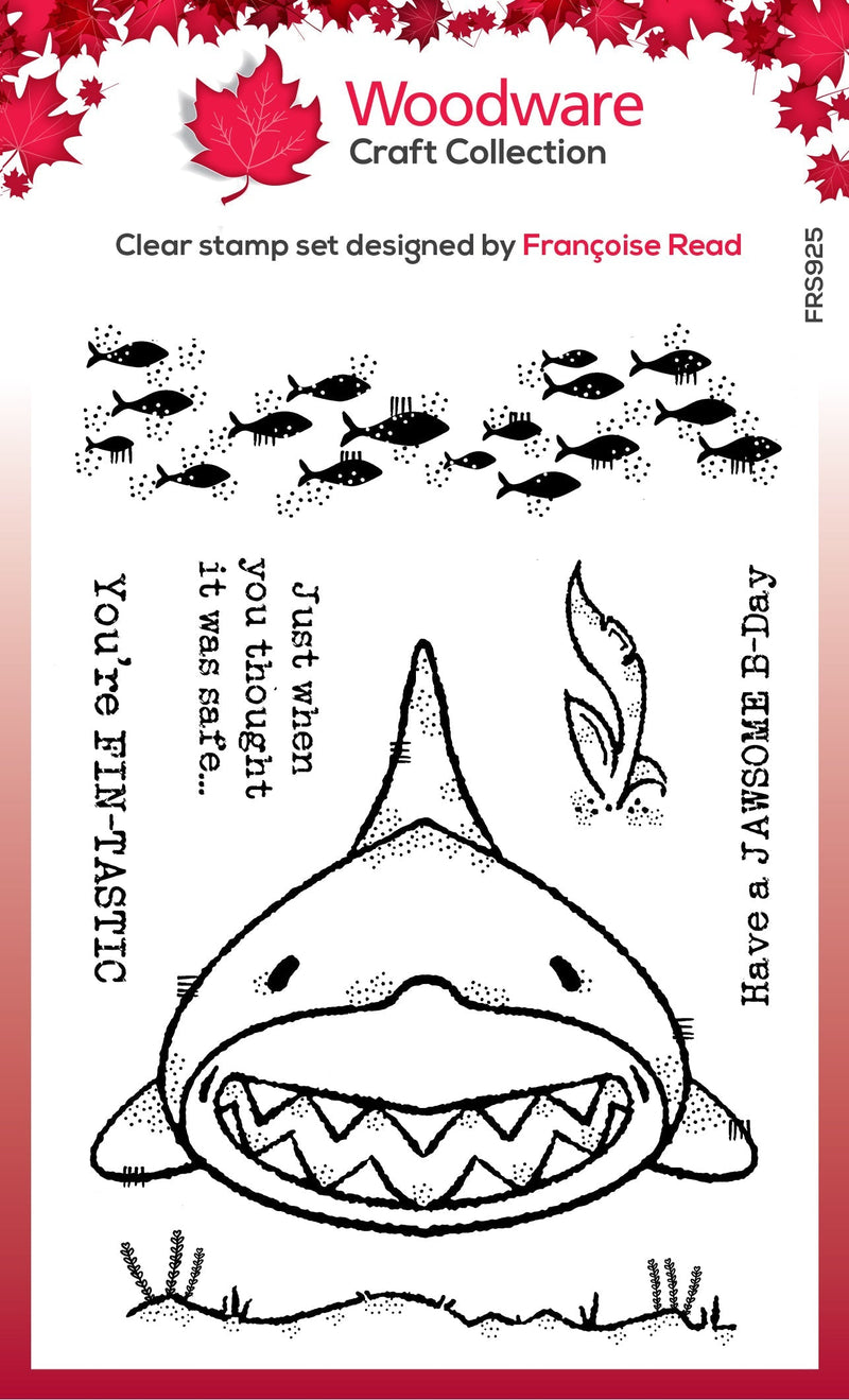 Woodware Clear Singles Jaws 4 in x 6 in Stamp-1