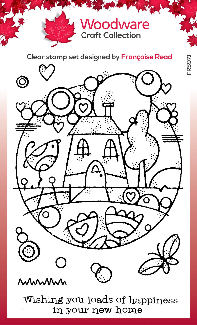 Woodware Clear Singles Dream Home 4 in x 6 in Stamp-1