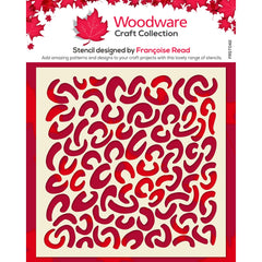 Woodware Faux Leopard 6 in x 6 in Stencil-1