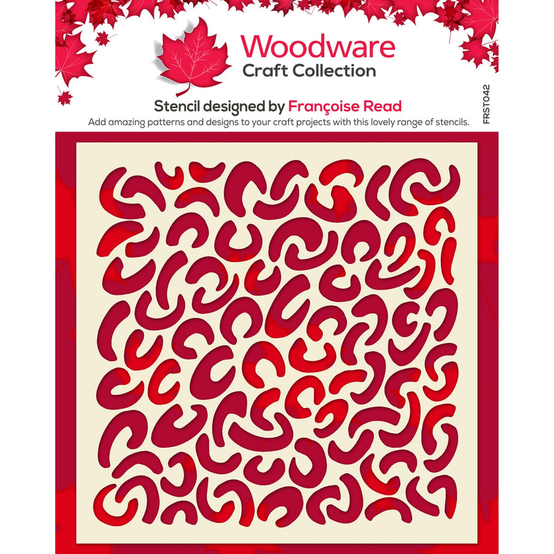 Woodware Faux Leopard 6 in x 6 in Stencil-1