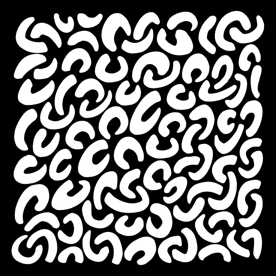 Woodware Faux Leopard 6 in x 6 in Stencil-2