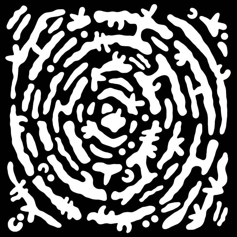 Woodware Coral Branches 6 in x 6 in Stencil-3