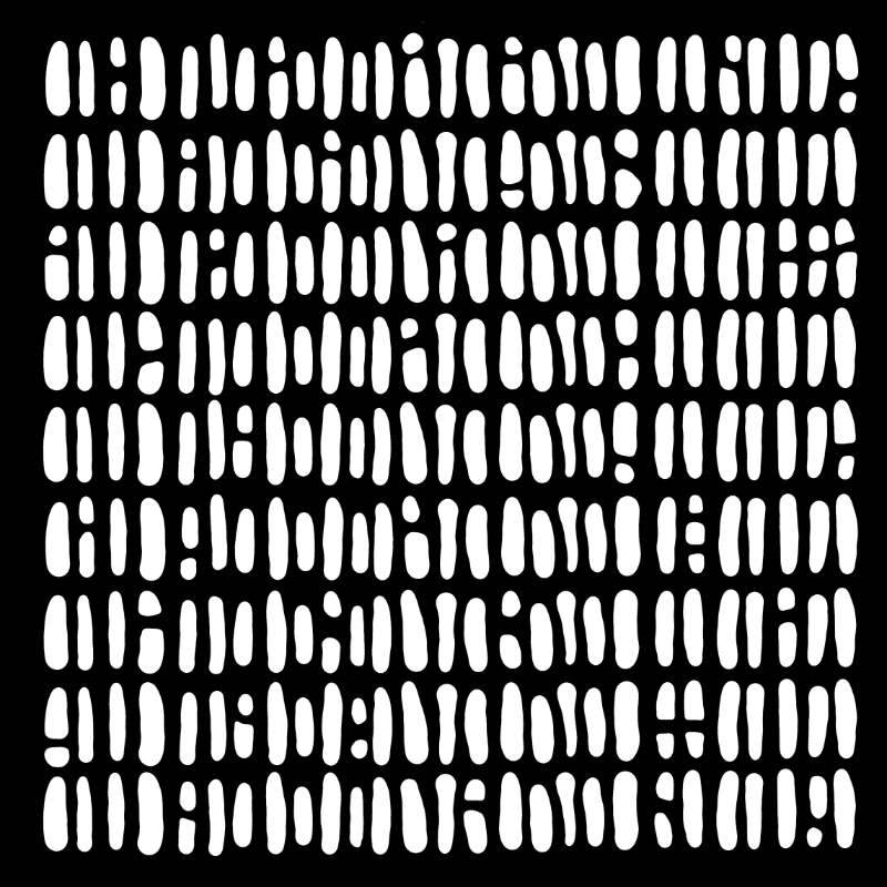 Woodware Old Weave 6 in x 6 in Stencil-4