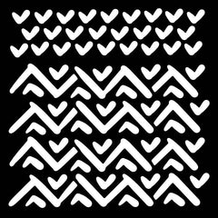 Woodware Tribal 6 in x 6 in Stencil-3
