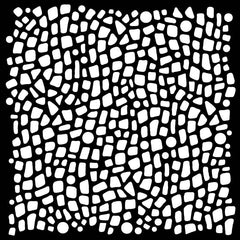 Woodware Pebble Dash 6 in x 6 in Stencil-5