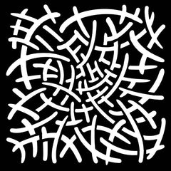 Woodware Tangled 6 in x 6 in Stencil-7