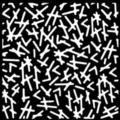 Woodware Dashed 6 in x 6 in Stencil-6
