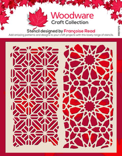 Woodware Arabian 6 in x 6 in Stencil-1