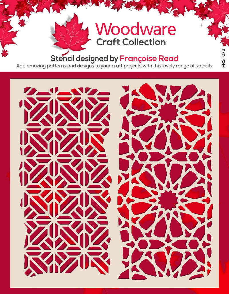 Woodware Arabian 6 in x 6 in Stencil-1