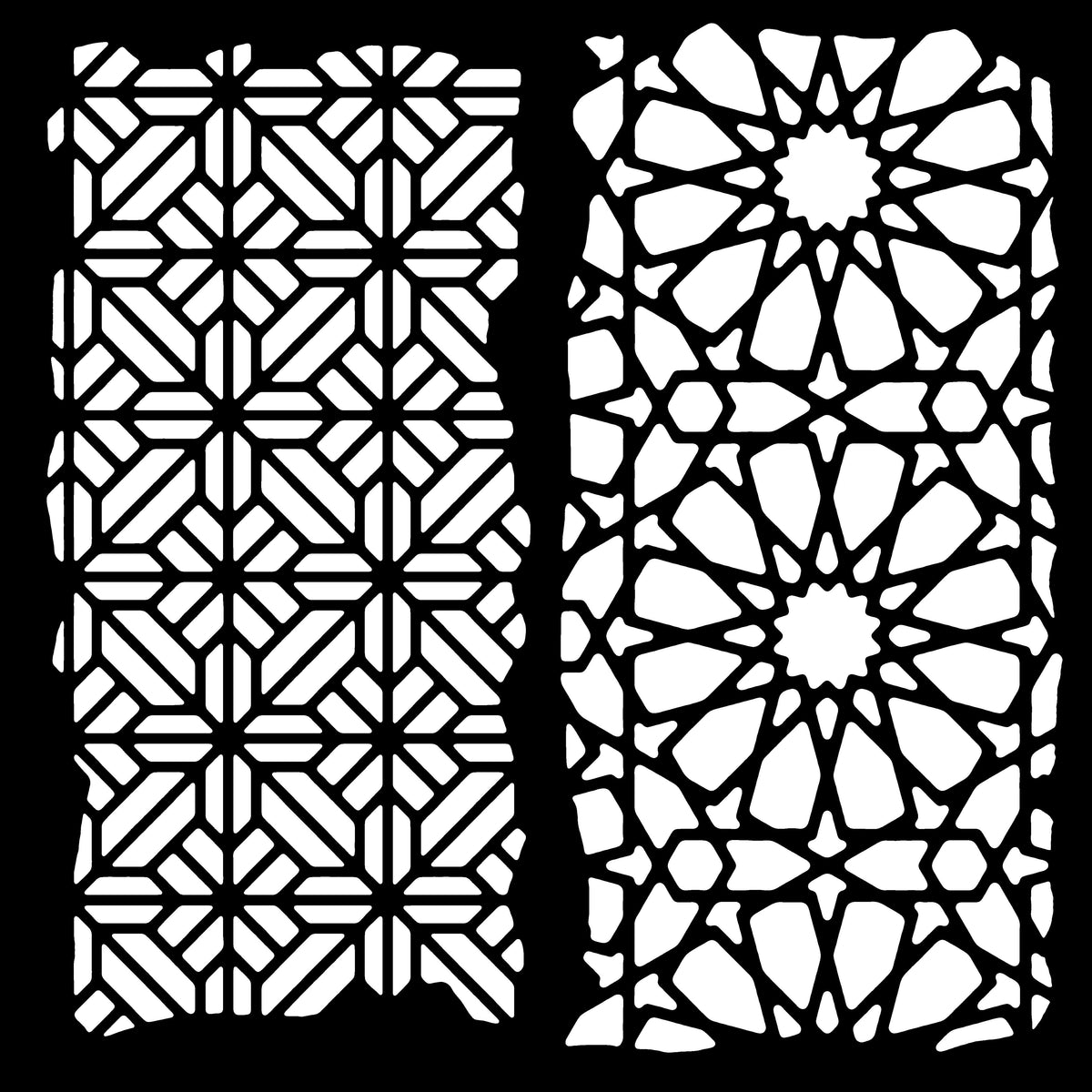 Woodware Arabian 6 in x 6 in Stencil-2