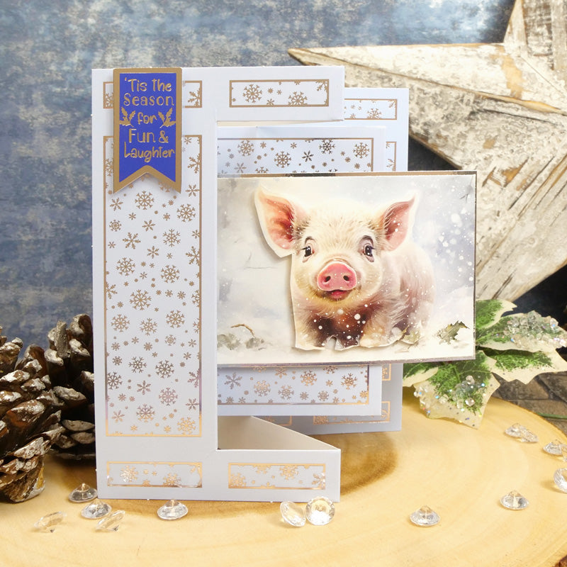 Christmas Foiled Pattern Kinetic Cards-2