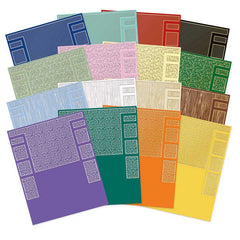 Foiled Pattern Stepper Cards - Square Centrepiece-1