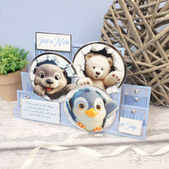 Foiled Pattern Stepper Cards - Square Centrepiece-3