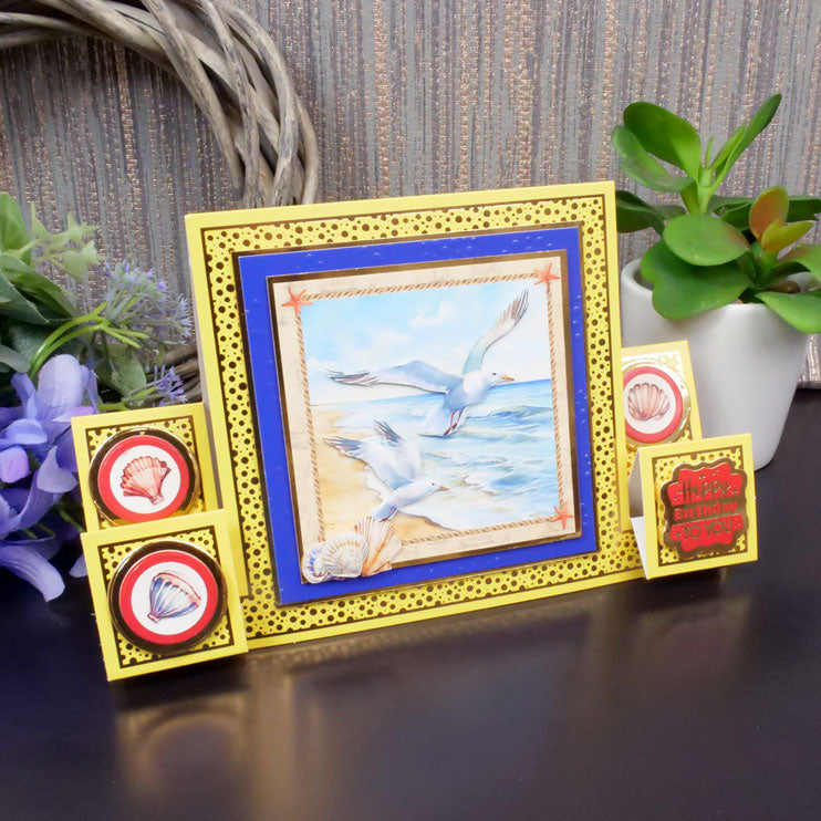Foiled Pattern Stepper Cards - Square Centrepiece-4