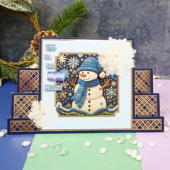 An Embroidered Christmas Square Pocket Pad-6