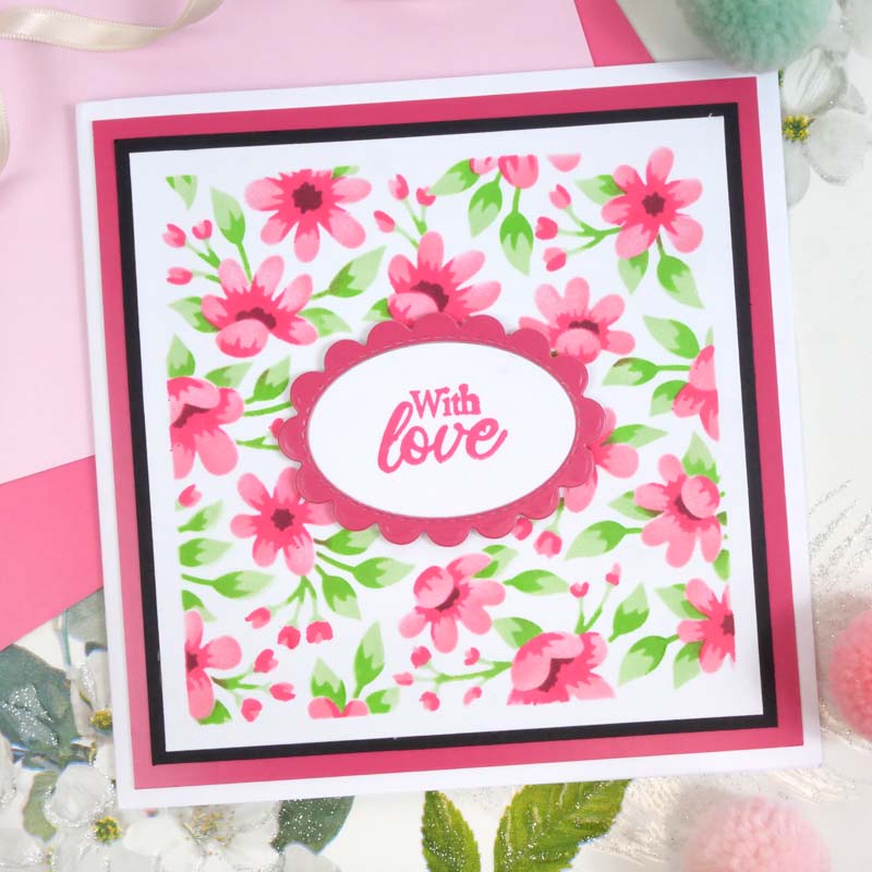 For the Love of Masks - Layering Flowers In Bloom-6