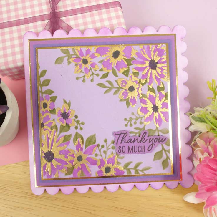 For the Love of Masks - Layering Corner Blossoms-5