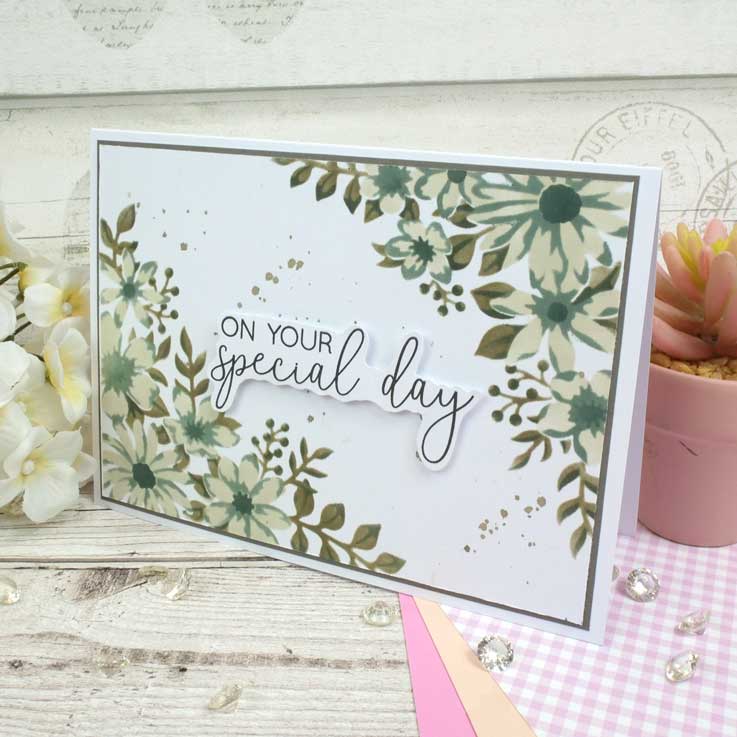 For the Love of Masks - Layering Corner Blossoms-6