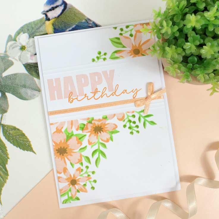 For the Love of Masks - Layering Corner Blossoms-7