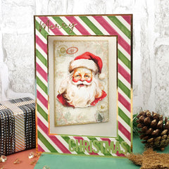 For the Love of Masks - Christmas Stripes Frame & Sentiment-4