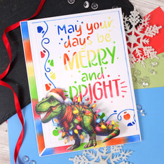 For the Love of Masks - Festive Lights Frame & Sentiment-3
