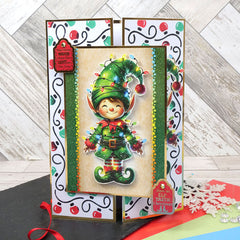 For the Love of Masks - Festive Lights Frame & Sentiment-5