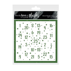 For the Love of Masks - Advent Calendar Numbers-1