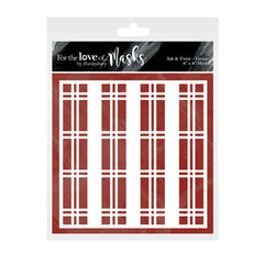 For the Love of Masks - Ink & Twist - Tartan-1