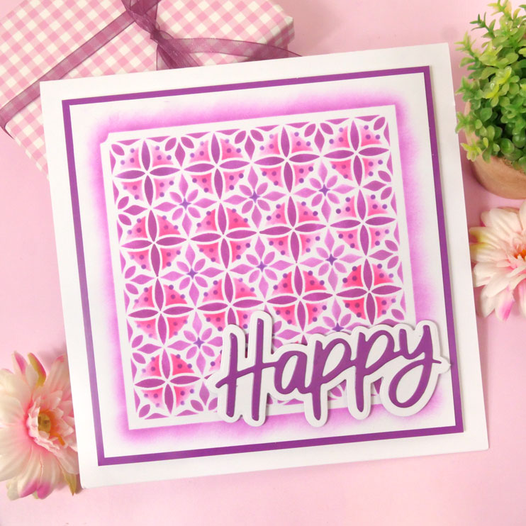 For the Love of Masks - Layering Ornate Tiles-4