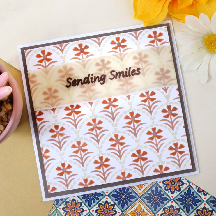 For the Love of Masks - Layering Scalloped Florals-15