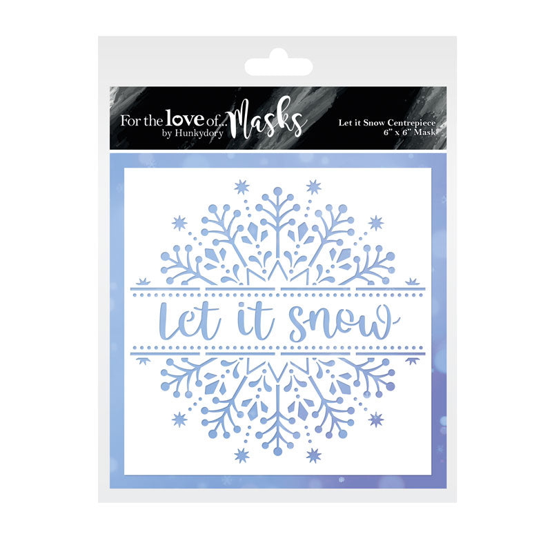 For the Love of Masks - Let It Snow Centrepiece-1