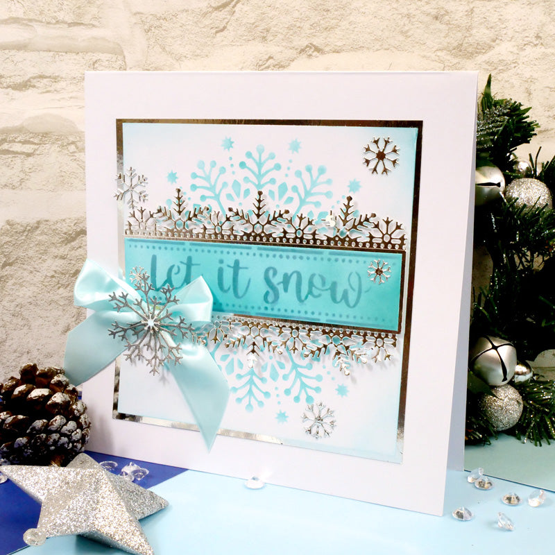For the Love of Masks - Let It Snow Centrepiece-2