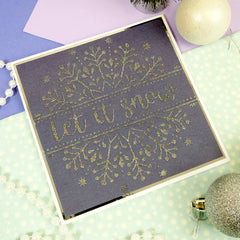 For the Love of Masks - Let It Snow Centrepiece-5