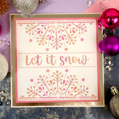 For the Love of Masks - Let It Snow Centrepiece-3
