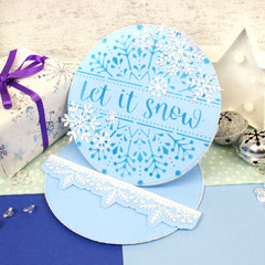 For the Love of Masks - Let It Snow Centrepiece-4