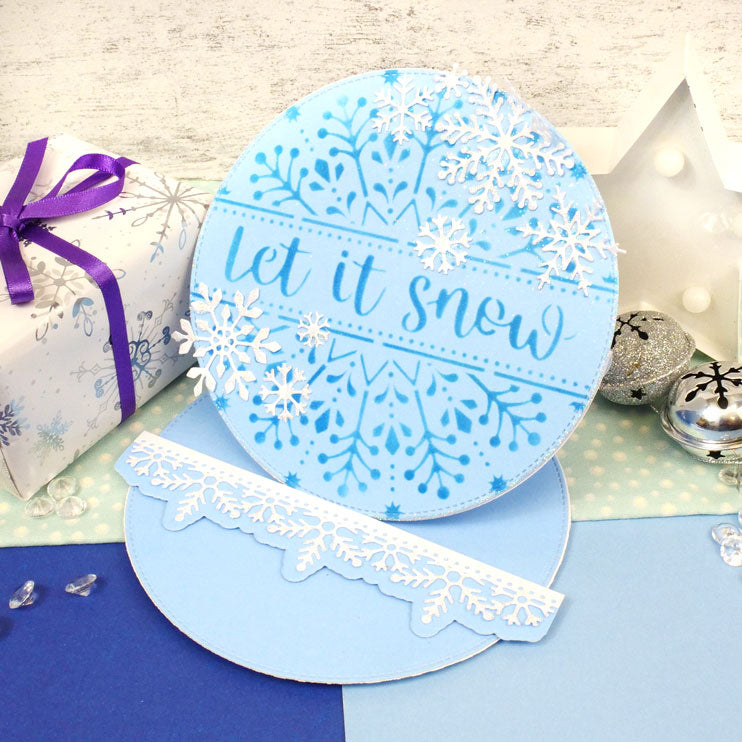 For the Love of Masks - Let It Snow Centrepiece-4