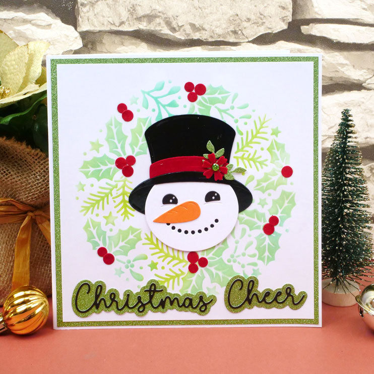 For the Love of Masks - Festive Wreath & Corners-6